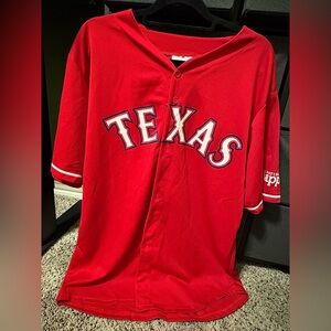 Red Texas Rangers Baseball Jersey (Prince Fielder)